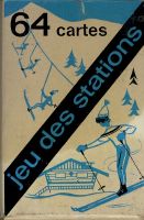 JEU DES STATIONS - jeu de 64 cartes (ca 1970)