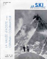 LE SKI n° 155, déc. 1958 - LA VALLEE D'AOSTE : CERVINIA - COURMAYEUR - revue ancienne