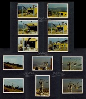 VILLARD DE LANS - INAUGURATION DE LA TELECABINE DE LA COTE 2000 - lot de 12 photos originales (1974)
