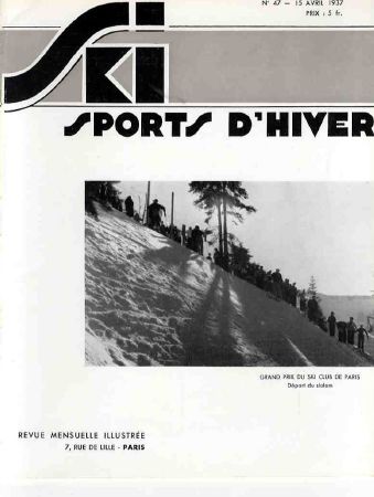 SKI SPORTS D'HIVER n° 47, avr. 1937