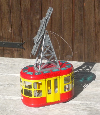 TELEPHERIQUE DE L'AIGUILLE DU MIDI - jouet Mont-Blanc (ca 1970)