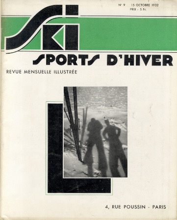 SKI SPORTS D'HIVER n° 9, oct. 1932 - revue ancienne