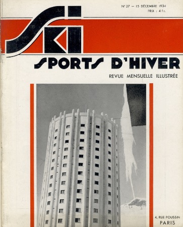 SKI SPORTS D'HIVER n° 27, déc. 1934 - SESTRIERES - revue ancienne