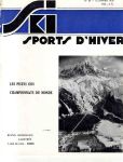 SKI SPORTS D'HIVER n° 44, janv. 1937 - LES CHAMPIONNATS DU MONDE DE SKI A CHAMONIX