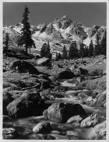 COURCHEVEL ET LA CROIX DES VERDONS - photo originale de Baetz (ca 1960)