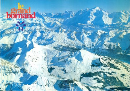 LE GRAND BORNAND - affiche panorama (ca 1980)