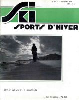 SKI SPORTS D'HIVER n° 25, oct. 1934 - revue ancienne