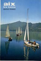 AIX LES BAINS SAVOIE FRANCE - affiche originale par Karquel (1965)