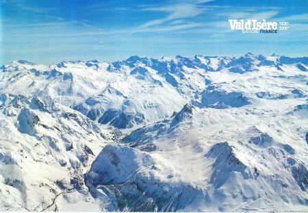 VAL D'ISERE SAVOIE FRANCE 1830-3300 - affiche panorama (ca 1980)