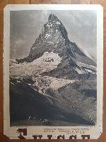 *** A SAISIR *** ZERMATT (Le Cervin) - affiche originale photo Wehrli (ca 1925)