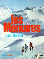  LES MENUIRES - SKI LIBERTE - LES 3 VALLEES - SAVOIE/FRANCE - affiche originale Machatschek (c 1975)