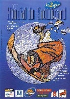 LES DEUX ALPES - 10è MONDIAL DU SNOWBOARD 1999 - affiche originale