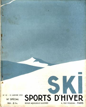 SKI SPORTS D'HIVER n° 12, janv. 1933 - revue ancienne