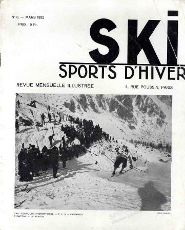 SKI SPORTS D'HIVER n° 6, mars 1932 - revue ancienne