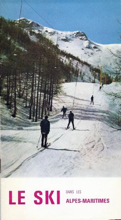 LE SKI DANS LES ALPES-MARITIMES - guide Paschetta (1967)