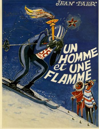 UN HOMME ET UNE FLAMME - livre de Jean Tarec (1968)
