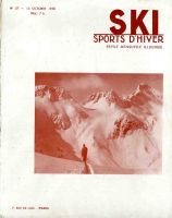 SKI SPORTS D'HIVER n° 57, oct. 1938 - revue ancienne