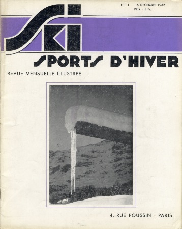 SKI SPORTS D'HIVER n° 11, déc. 1932 - revue ancienne