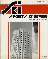 SKI SPORTS D'HIVER n° 27, déc. 1934 - SESTRIERES - revue ancienne