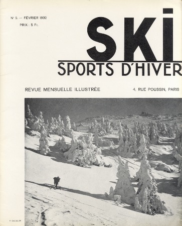 SKI SPORTS D'HIVER n° 5, fév 1932 - revue ancienne