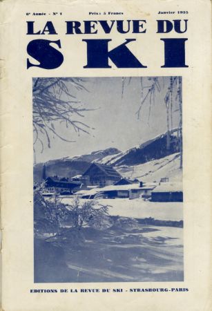 LA REVUE DU SKI n° 1, janv. 1935