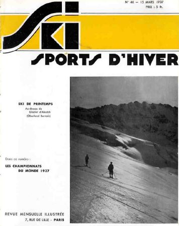 SKI SPORTS D'HIVER n° 46, mars 1937