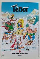 PAPIER TENOR - GUERIMAND VOIRON - ASTERIX AU SKI - affiche de Uderzo (1991)