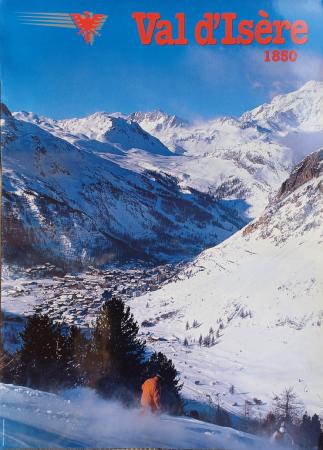 VAL D'ISERE 1850  - affiche originale (ca 1995)