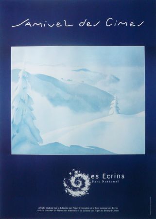 SAMIVEL DES CIMES - PARC NATIONAL DES ECRINS - affiche originale (ca 1995)