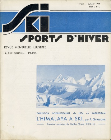 SKI SPORTS D'HIVER n° 32, juil. 1935 - revue ancienne