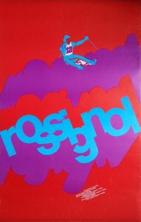 ROSSIGNOL - APRES GRENOBLE ET VAL GARDENA, TRIOMPHE ROSSIGNOL A SAPPORO - affiche originale (1972)
