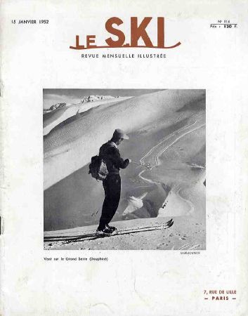 LE SKI n° 114, janv. 1952 - ALLOS, DOLOMITES VAL GARDENA - revue ancienne