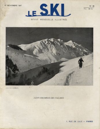 LE SKI n° 88, nov. 1947 - SAINT COLOMBAN DES VILLARDS