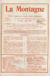 LA MONTAGNE, REVUE DU CAF n° 202, mai 1927
