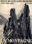 LA MONTAGNE, REVUE DU CAF n° 320, janv.-mars 1942