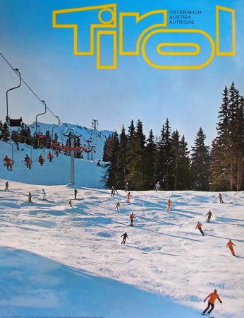 TIROL ÖSTERREICH-AUSTRIA-AUTRICHE - affiche originale (ca 1975)