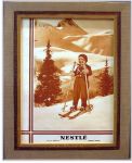 LAIT ET FARINE NESTLE - PUBLICITE ORIGINALE ENCADREE SUR MESURE