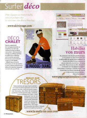 On parle de SkiVintage.com dans Maison & Travaux n 215